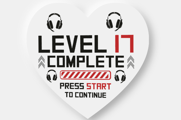 17TH BIRTHDAY GAMER GIFT Graphics for Crafts