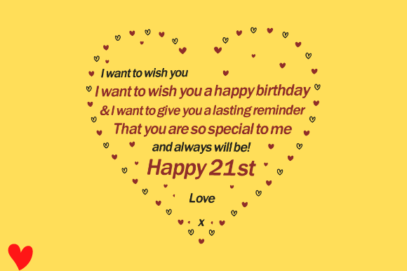 21ST BIRTHDAY GIFT Graphics for Crafts