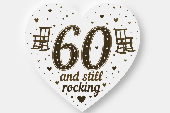 60TH BIRTHDAY GIFT for MUM DAD NAN: Graphics & Crafts
