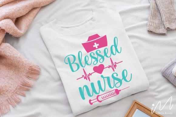 Blessed Nurse SVG: Graphics for Crafts & Digital Sellers