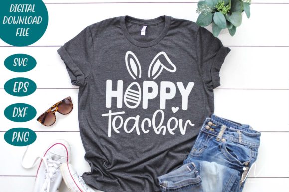 Hoppy Teacher SVG: Graphics for Crafts & Creative Brands