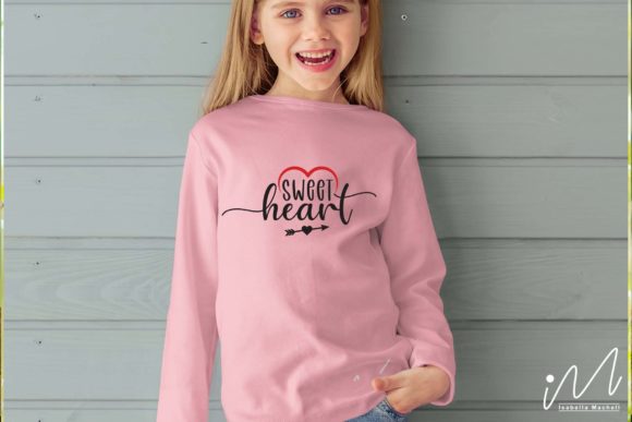 Sweet Heart Valentine SVG: Graphics for Crafts & Local Branding