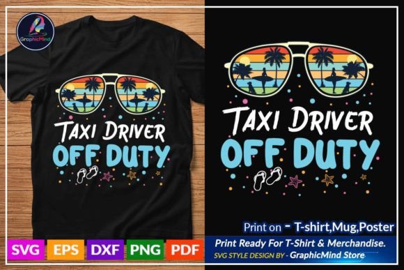 Taxi Driver of Duty SVG: Graphics for Crafts & Branding
