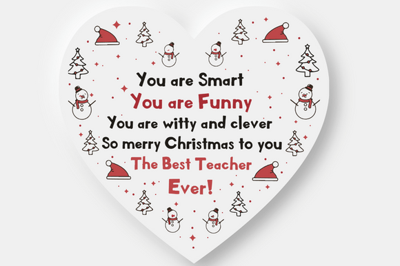 TEACHER GIFT for CHRISTMAS Graphics